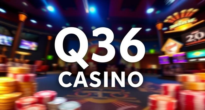 Live dealer streaming tables on Q36 casino